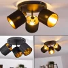 Lampes En Tissu-hofstein Plafonnier Alsen Noir, 3 lumières