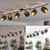 Lampes En Tissu-hofstein Plafonnier Alsen Noir, 6 lumières