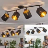 Lampes En Tissu-hofstein Plafonnier Alsen Noir, 4 lumières