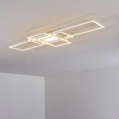 hofstein Plafonnier Alsterbro LED Blanc, 1 lumière, Télécommandes