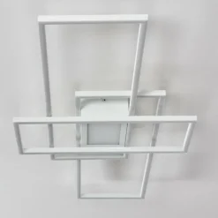 hofstein Plafonnier Alsterbro LED Blanc, 1 lumière, Télécommandes