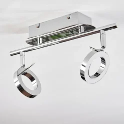 hofstein Plafonnier Altamahaw LED Argenté, 2 lumières