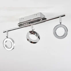 hofstein Plafonnier Altamahaw LED Argenté, 3 lumières