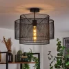 Lampes Industrielles-hofstein Plafonnier Amsoldingen Noir, 1 lumière