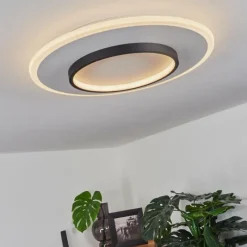 hofstein Plafonnier Andelfingen LED Blanc, 1 lumière, Télécommandes
