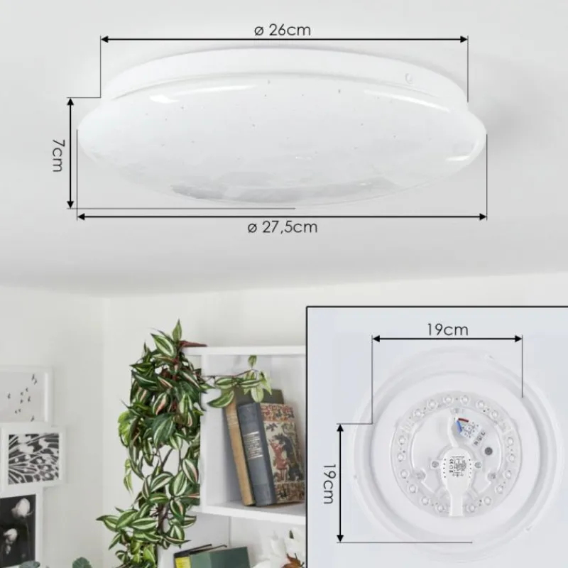 hofstein Plafonnier Antigo Blanc, 1 lumière