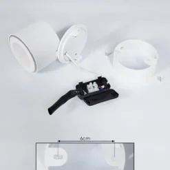 hofstein Plafonnier Appleton LED Blanc, 1 lumière