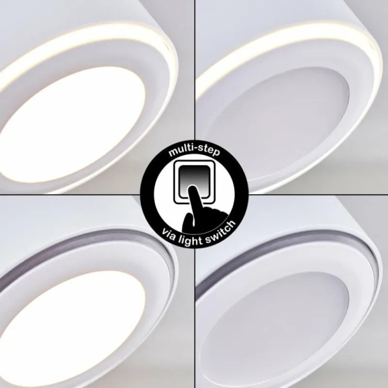 hofstein Plafonnier Appleton LED Blanc, 3 lumières