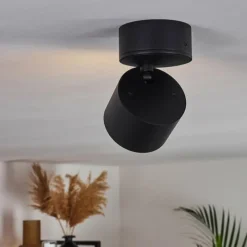 hofstein Plafonnier Appleton LED Noir, 1 lumière