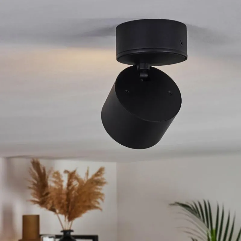 hofstein Plafonnier Appleton LED Noir, 1 lumière