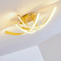 Lampes Dorées-hofstein Plafonnier Aranu LED Or, 4 lumières