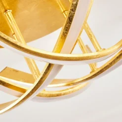 Lampes Dorées-hofstein Plafonnier Aranu LED Or, 4 lumières