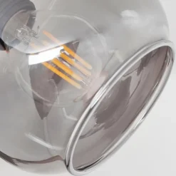 Luminaires Rustiques-hofstein Plafonnier Arconciel Brun, 3 lumières