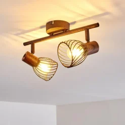 hofstein Plafonnier Arjen Rouille, 2 lumières