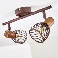 hofstein Plafonnier Arjen Rouille, 2 lumières