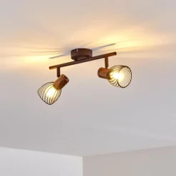 hofstein Plafonnier Arjen Rouille, 2 lumières