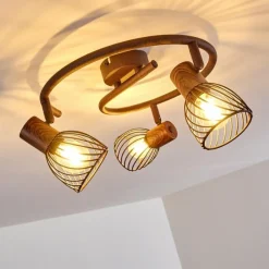 Lampes Vintages & Rétros-hofstein Plafonnier Arjen Rouille, 3 lumières