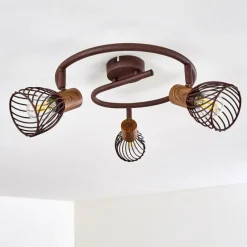 Lampes Vintages & Rétros-hofstein Plafonnier Arjen Rouille, 3 lumières