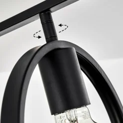 Lampes Industrielles-hofstein Plafonnier Assiniboia Noir, 3 lumières