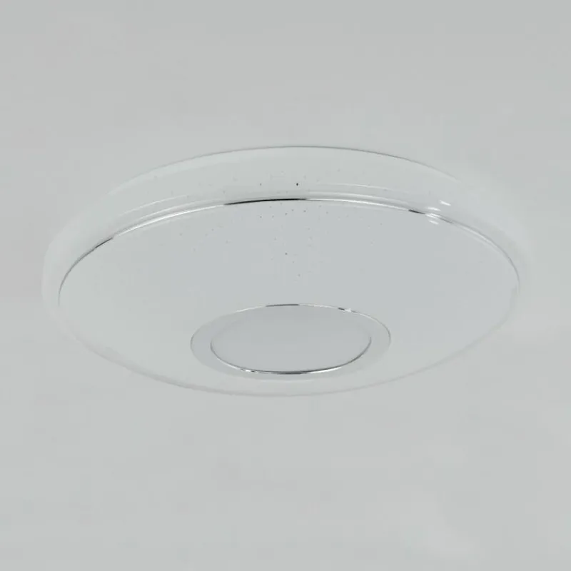 hofstein Plafonnier Auxerre LED Blanc, 1 lumière