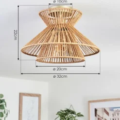 Luminaires Scandinaves-hofstein Plafonnier Avarenta Laiton, 1 lumière