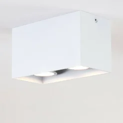 hofstein Plafonnier Awuna Blanc, 2 lumières