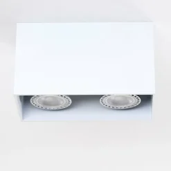 hofstein Plafonnier Awuna Blanc, 2 lumières