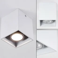 hofstein Plafonnier Awuna Blanc, 1 lumière