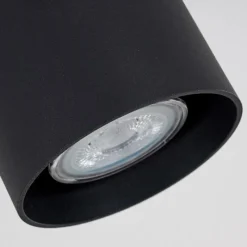 hofstein Plafonnier Awuna Noir, 1 lumière