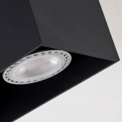 hofstein Plafonnier Awuna Noir, 2 lumières