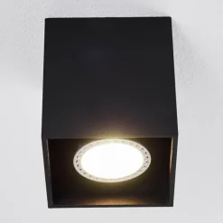 hofstein Plafonnier Awuna Noir, 1 lumière