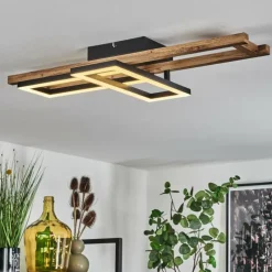 hofstein Plafonnier Ayajasco LED Écru, Noir, 1 lumière