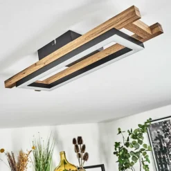 hofstein Plafonnier Ayajasco LED Écru, Noir, 1 lumière