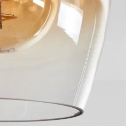 hofstein Plafonnier Azurara Noir, 3 lumières