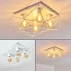 Lampes Industrielles-hofstein Plafonnier Babol Blanc, 4 lumières