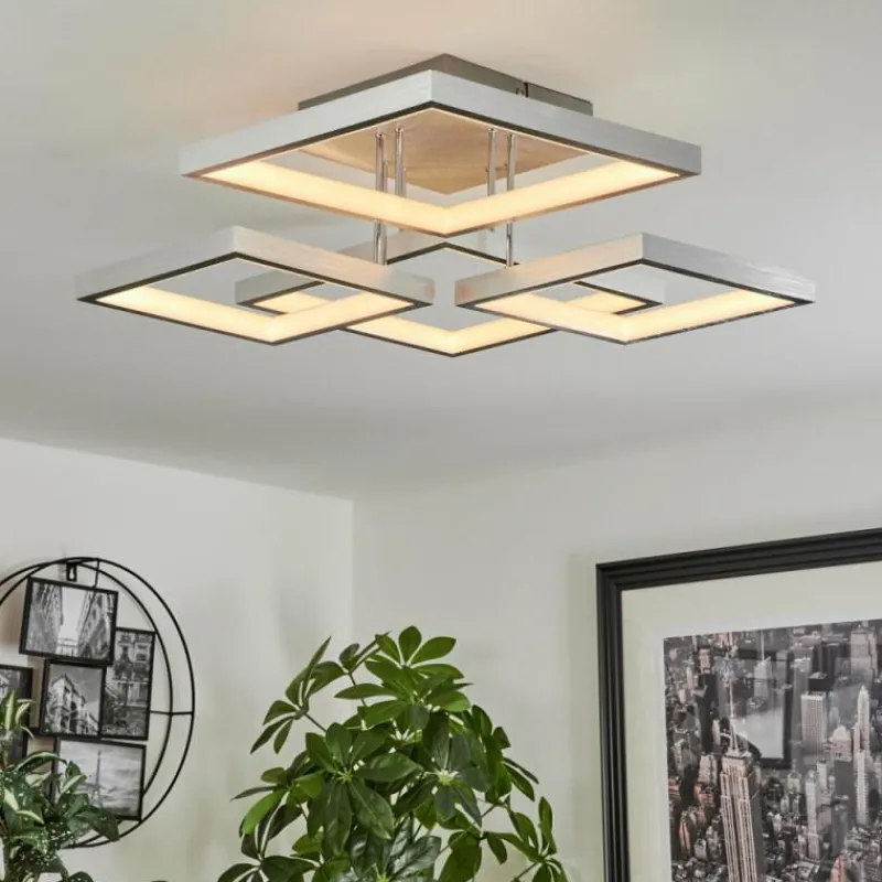 hofstein Plafonnier Bacolod LED Aluminium, 1 lumière