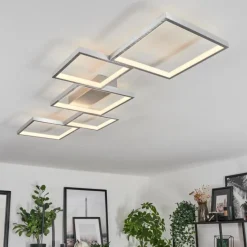 hofstein Plafonnier Bacolod LED Argenté, 1 lumière