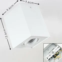 hofstein Plafonnier Baishan Blanc, 1 lumière