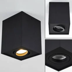 hofstein Plafonnier Baishan Noir, 1 lumière