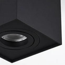 hofstein Plafonnier Baishan Noir, 1 lumière