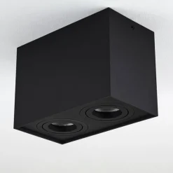 hofstein Plafonnier Baishan Noir, 2 lumières