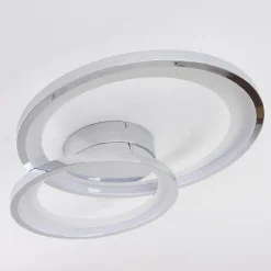 Lampes Dorées-hofstein Plafonnier Baiyin LED Chrome, 1 lumière