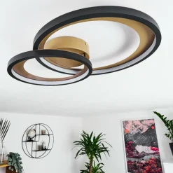 Lampes Dorées-hofstein Plafonnier Baiyin LED Or, 1 lumière