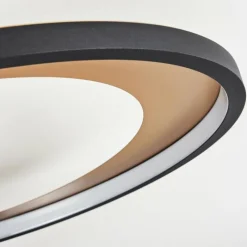 Lampes Art Déco-hofstein Plafonnier Baiyin LED Or, 1 lumière