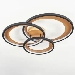 Lampes Art Déco-hofstein Plafonnier Baiyin LED Or, 1 lumière