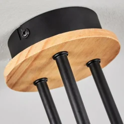 hofstein Plafonnier Ballis Écru, Noir, 3 lumières