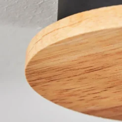 Lampes Vintages & Rétros-hofstein Plafonnier Ballis Écru, Noir, 5 lumières