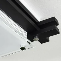 Lampes En Bois-hofstein Plafonnier Balouta Noir, Blanc, 2 lumières