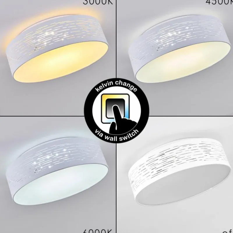 hofstein Plafonnier Bandol LED Blanc, 1 lumière