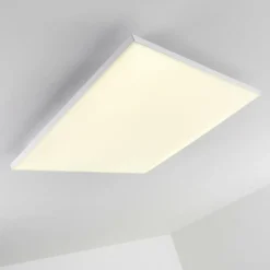 hofstein Plafonnier Bankura LED Blanc, 1 lumière, Télécommandes